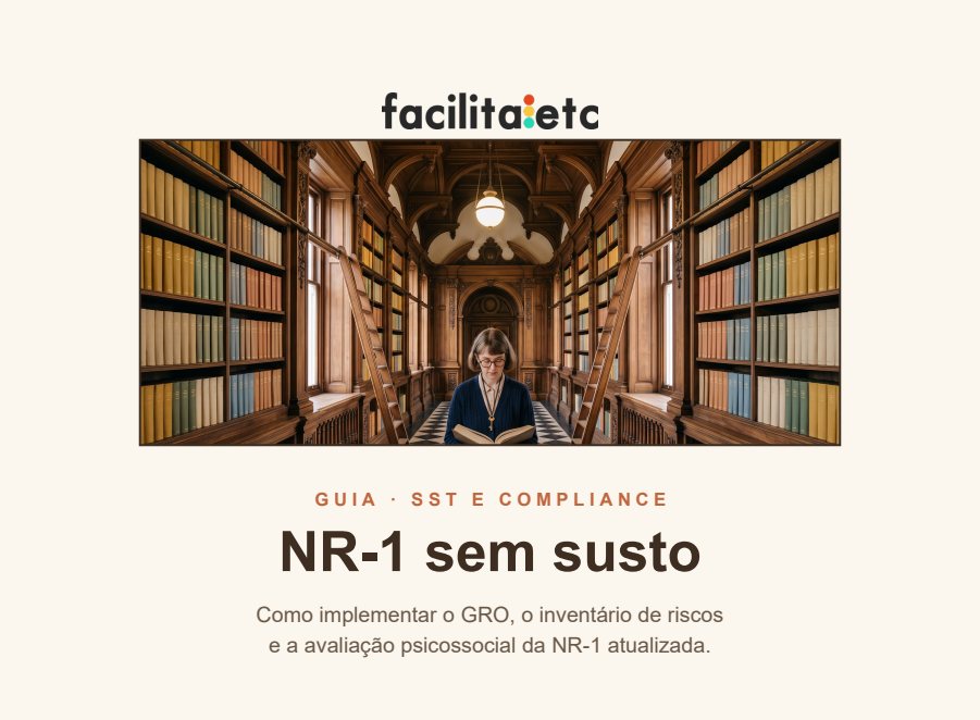 Capa do guia NR-1 sem susto